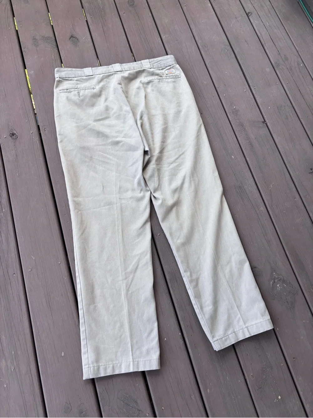 Dickies Work Pants Khaki Stone W38 L32 Straight Leg Workwear